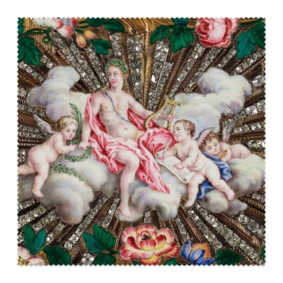 Apollo and cherubs microfibre lens cloth